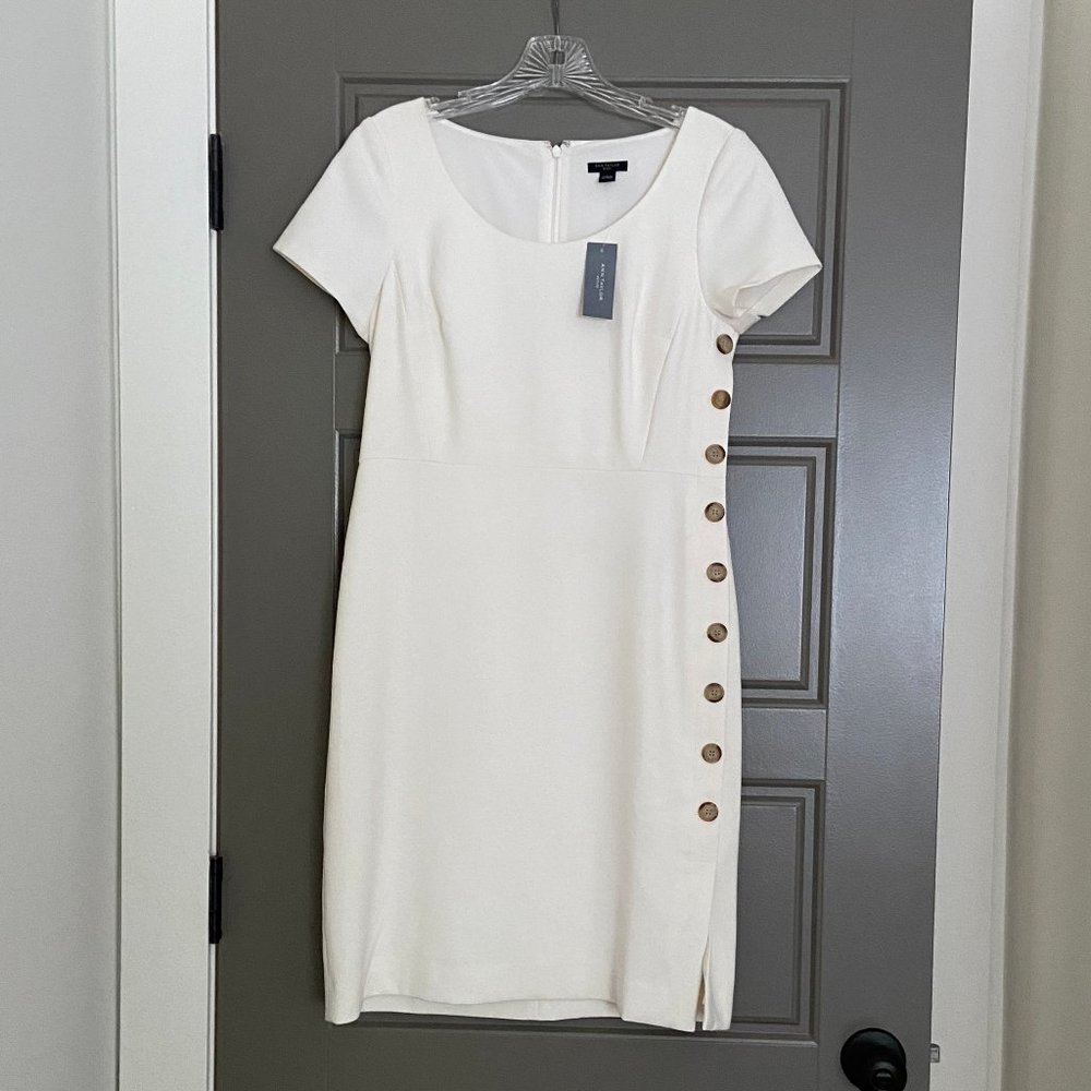 NWT Ann Taylor Cream Dress